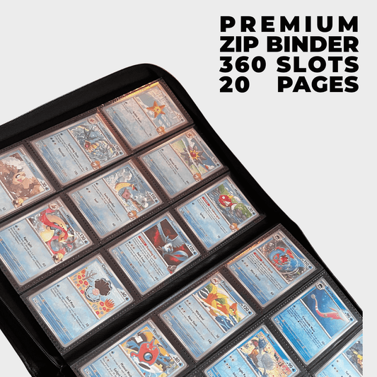 KP Premium Card Binder, 9 Pocket (360 Slots, Black)