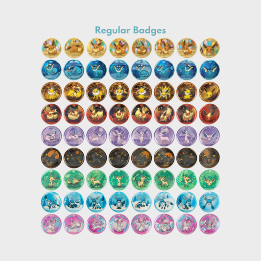 S-Chinese Pokemon Terastal Gathering Badge Set