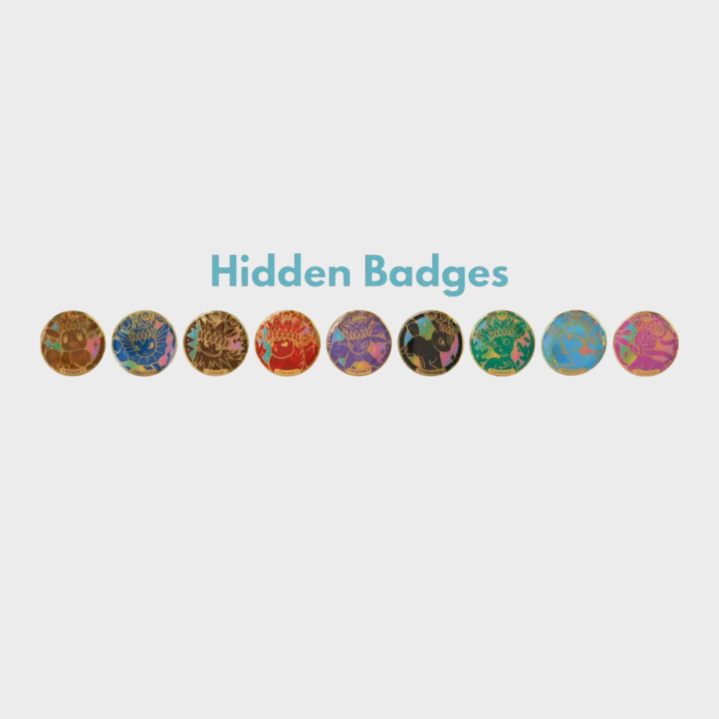 S-Chinese Pokemon Terastal Gathering Badge Set