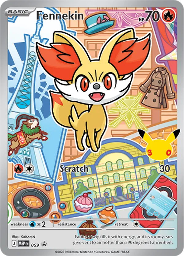 Fennekin - 059 59 - Mega Evolution Promos (HO)