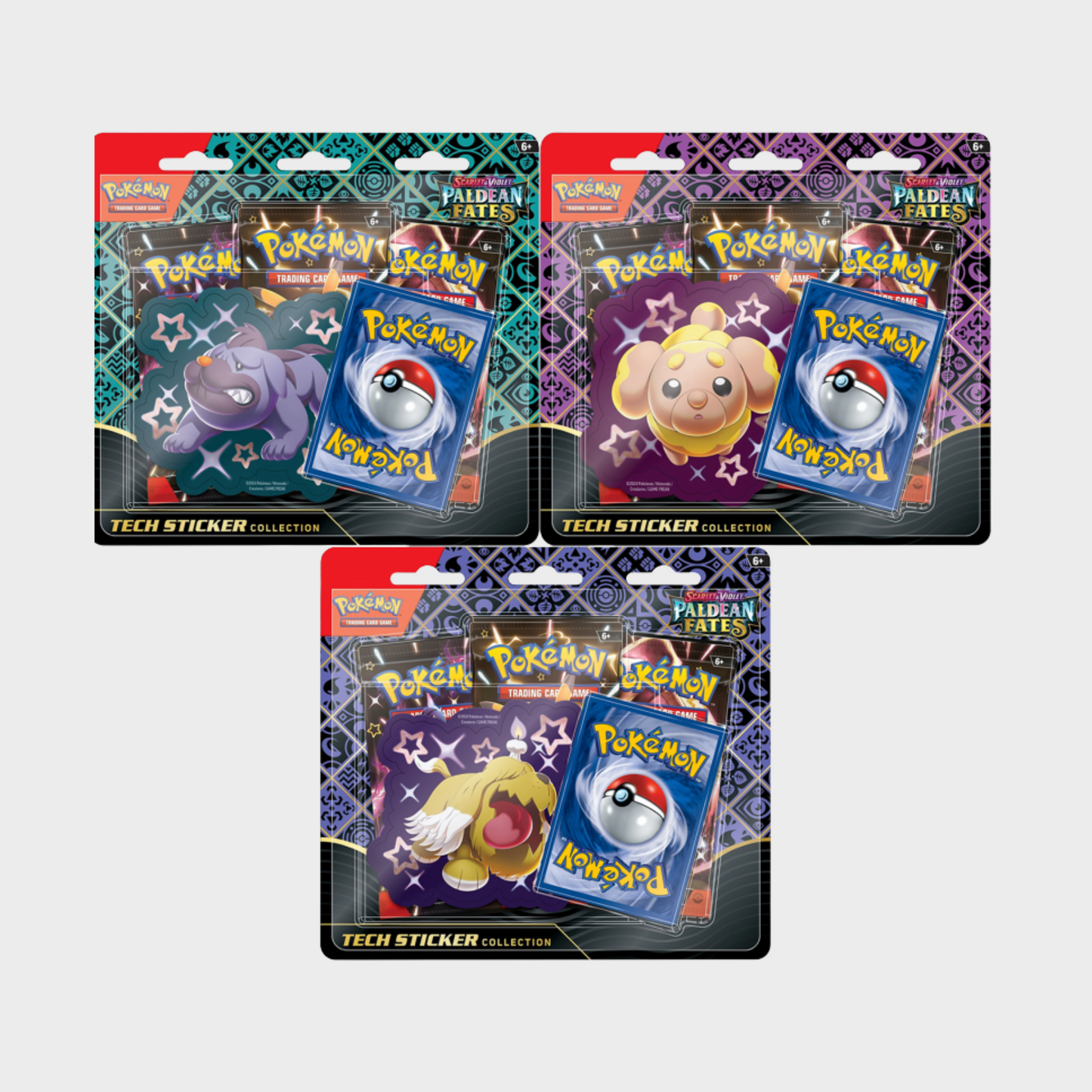 Pokemon Paldean Fates Tech Sticker Collection (Assorted)