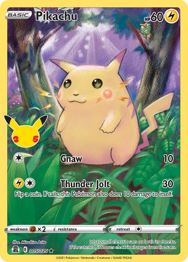 Pikachu 005/025 - Celebrations (HO)