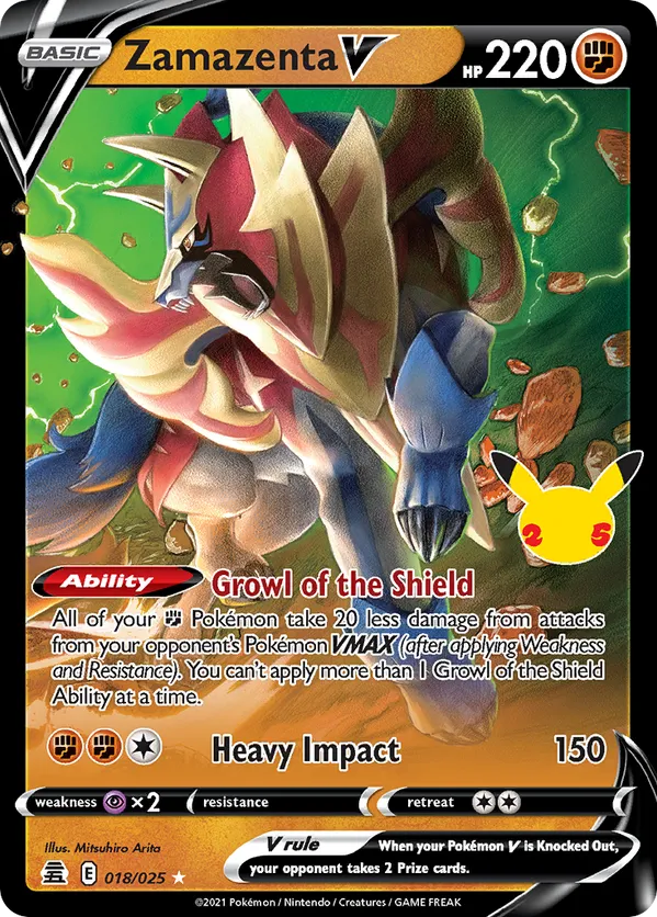 Zamazenta V 018/025 - Celebrations (HO)