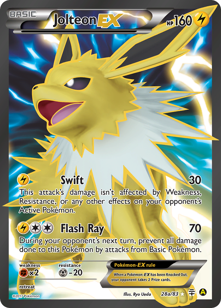 Jolteon EX 28a - Alternate Art Promos (HO)