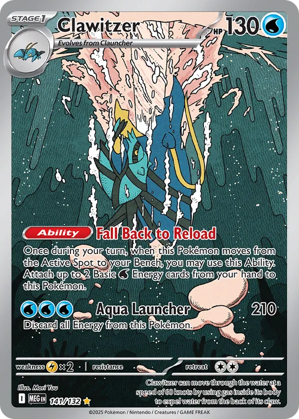 Clawitzer 141/132 - Mega Evolution (HO)