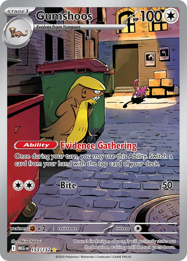 Gumshoos 153/132 - Mega Evolution (HO)