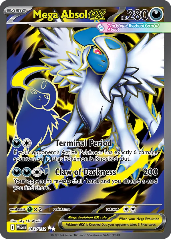 Mega Absol ex 161/132 - Mega Evolution (HO)