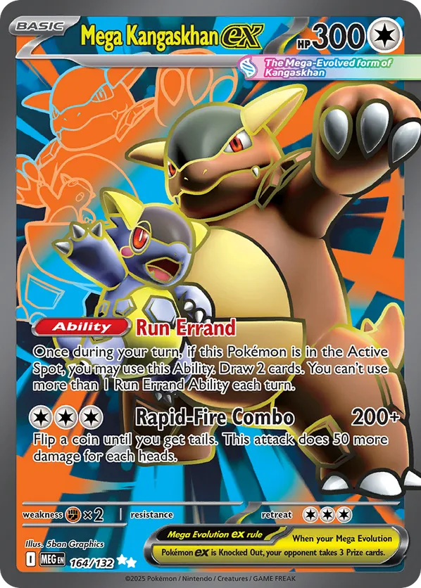 Mega Kangaskhan ex 164/132 - Mega Evolution (HO)