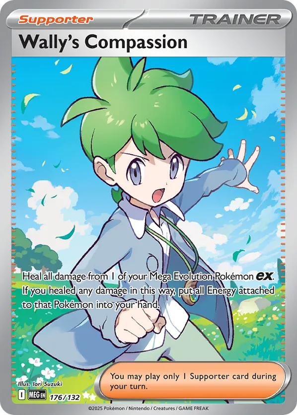Wally's Compassion 176/132 - Mega Evolution (HO)