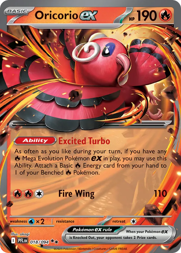 Oricorio ex 018/094 - Phantasmal Flames (HO)