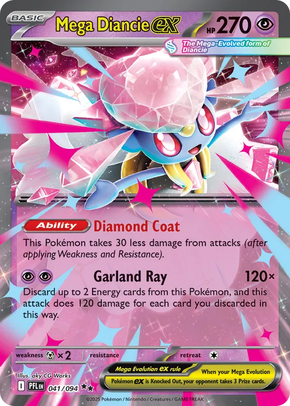 Mega Diancie ex 041/094 - Phantasmal Flames (HO)