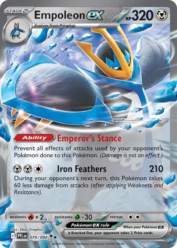 Empoleon ex 070/094 - Phantasmal Flames (HO)