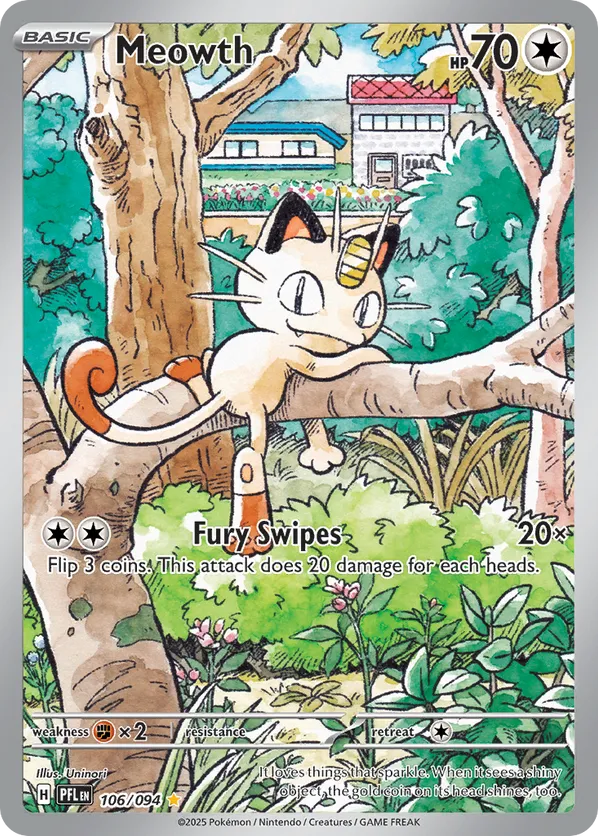 Meowth 106/094 - Phantasmal Flames (HO)