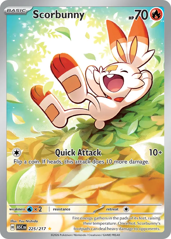 Scorbunny 225/217 - Ascended Heroes (HO)