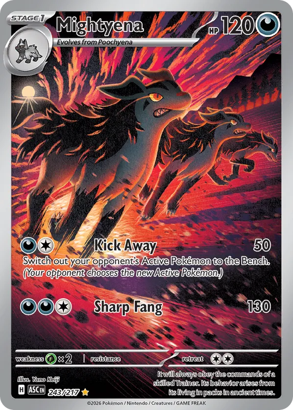 Mightyena 243/217 - Ascended Heroes (HO)