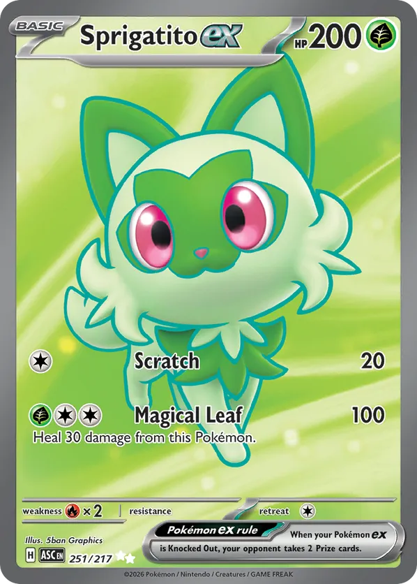 Sprigatito ex 251/217 - Ascended Heroes (HO)