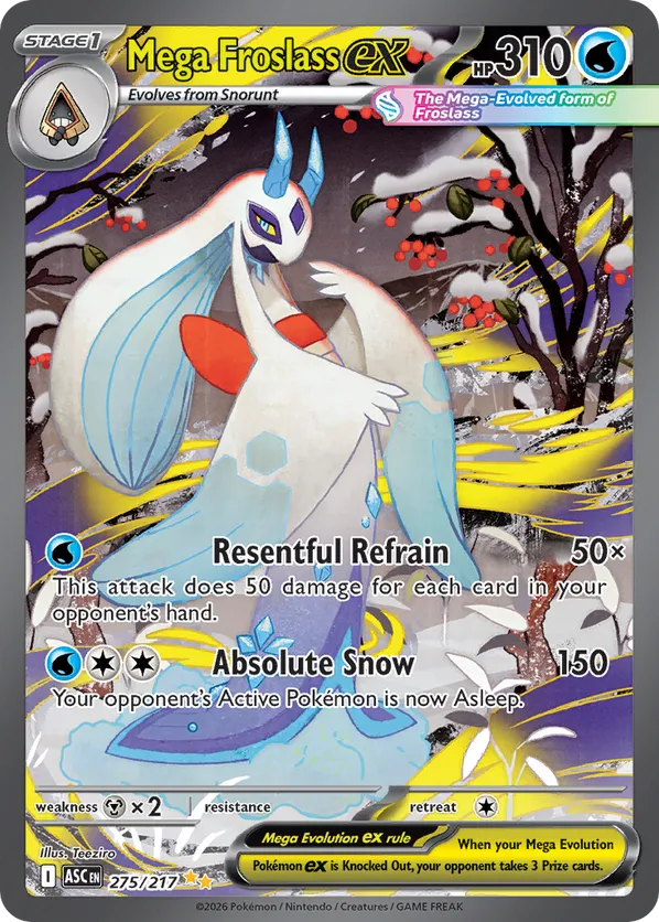 Mega Froslass ex 275/217 - Ascended Heroes (HO)