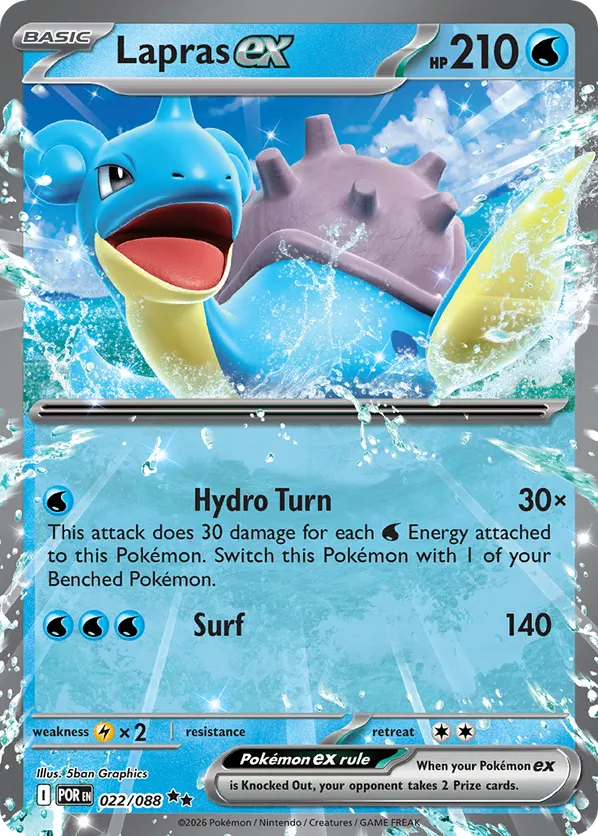Lapras ex 022/088 - Perfect Order (HO)