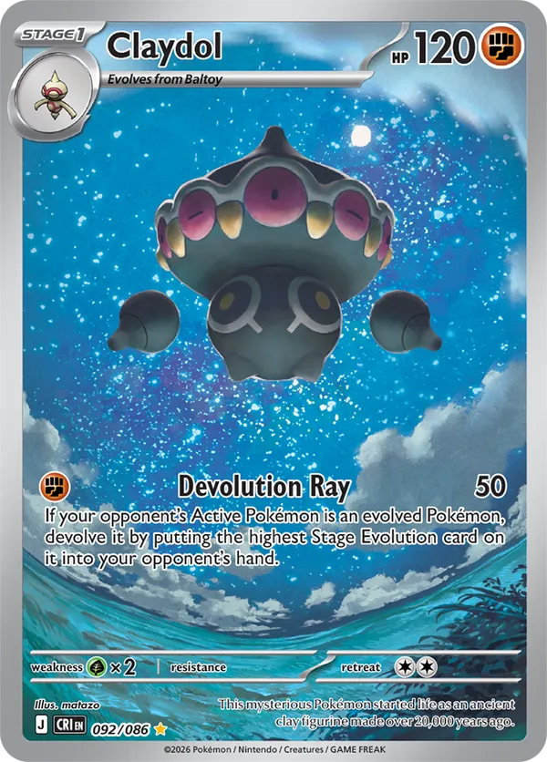 Claydol 092/086 - Chaos Rising (HO)