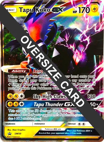 Tapu Koko GX SM50 - Jumbo Cards (HO) - LP
