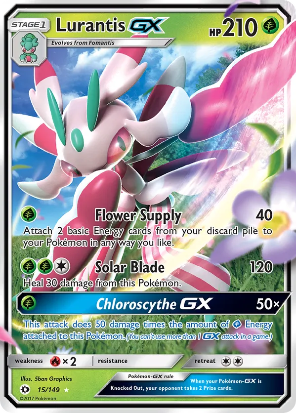 Lurantis GX 15 - Sun & Moon Base Set (HO)