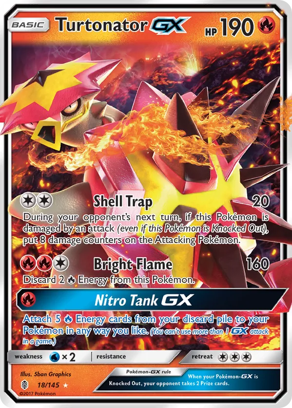 Turtonator GX 18/145 - Guardians Rising (HO)
