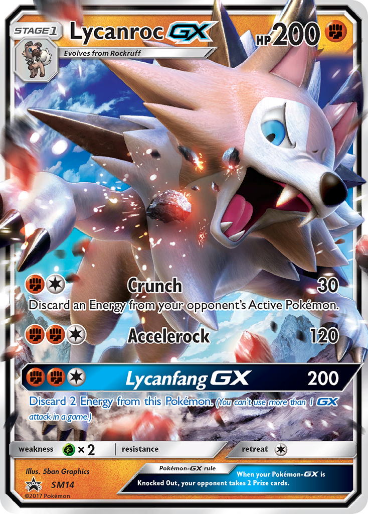 Lycanroc GX SM14 - Sun & Moon Promo (HO)