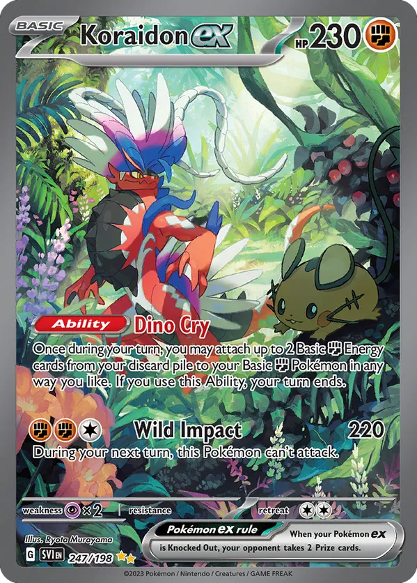 Koraidon ex 247/198 - Scarlet & Violet Base Set (HO)