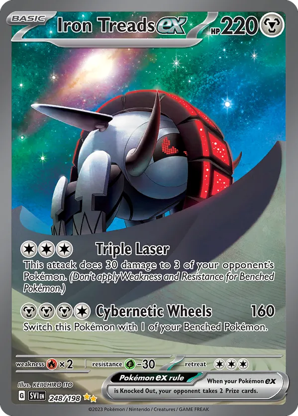 Iron Treads ex 248/198 - Scarlet & Violet Base Set (HO)