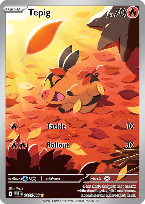 Tepig 096/086 - White Flare (HO)
