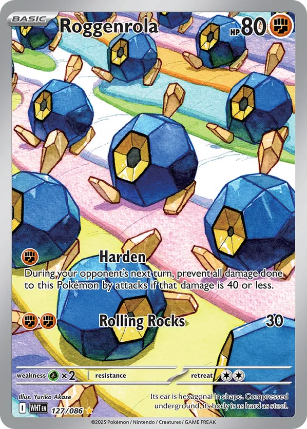 Roggenrola 127/086 - White Flare (HO)