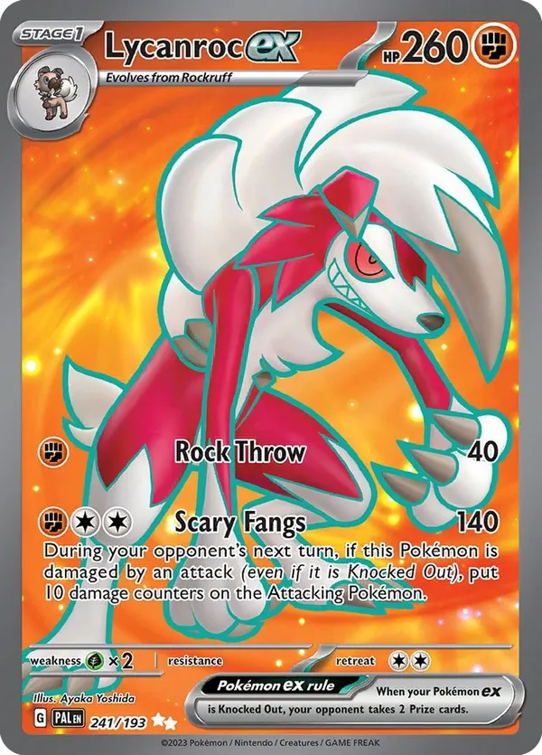 Lycanroc ex 241/193 - Paldea Evolved (HO)