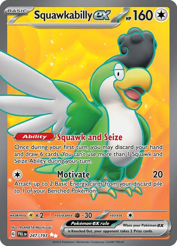 Squawkabilly ex 247/193 - Paldea Evolved (HO)