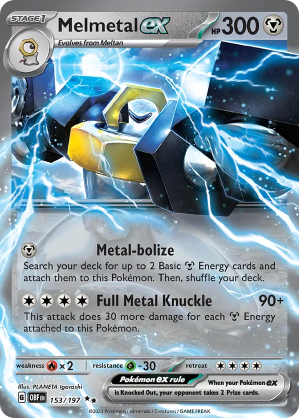 Melmetal ex 153/197 - Obsidian Flames (HO)