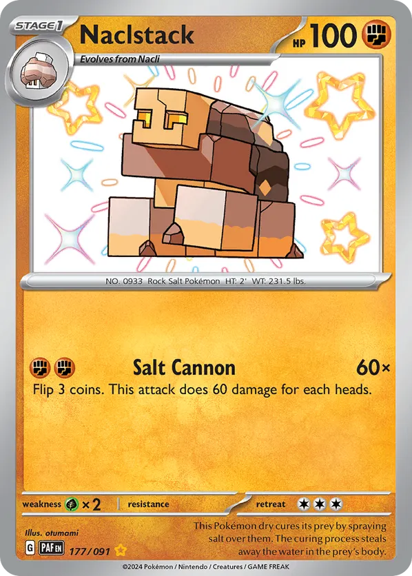 Naclstack 177/091 - Paldean Fates (HO)