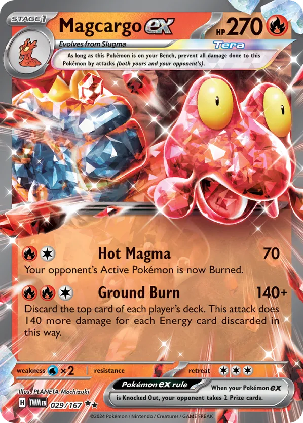 Magcargo ex 029/167 - Twilight Masquerade (HO)