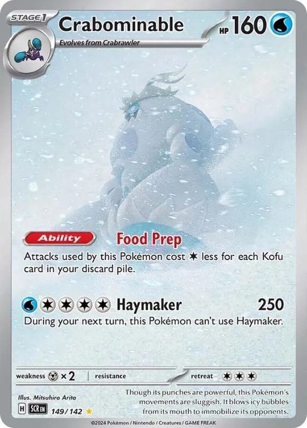 Crabominable - 149/142 (Holiday Calendar) 149/142 - Miscellaneous Cards & Products (HO)
