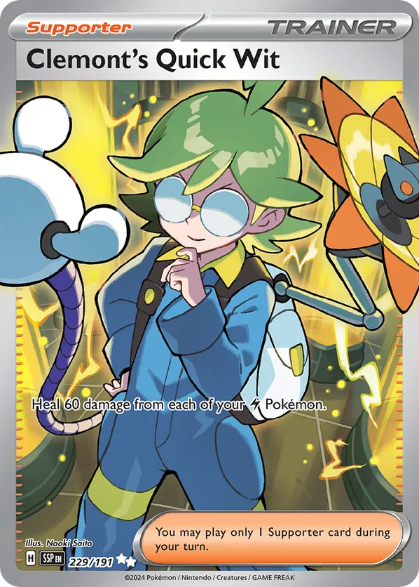 Clemont's Quick Wit 229/191 - Surging Sparks
