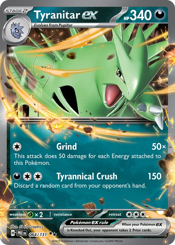 Tyranitar ex 064/131 - Prismatic Evolutions