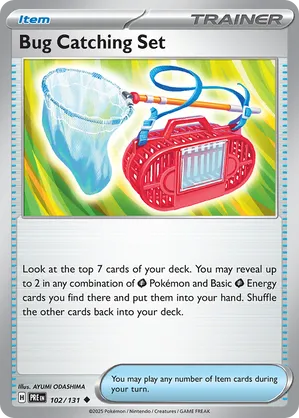 Bug Catching Set 102/131 - Prismatic Evolutions (NO)