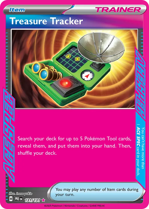 Treasure Tracker 131/131 - Prismatic Evolutions (HO)