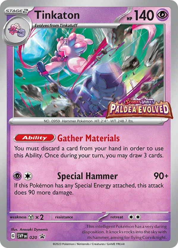 Tinkaton (Prerelease) 20 - Scarlet & Violet Promo (HO)