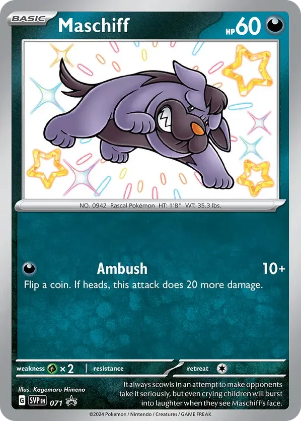Maschiff 71 - Scarlet & Violet Promo (HO)