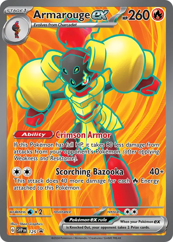 Armarouge ex 125 - Scarlet & Violet Promo (HO)