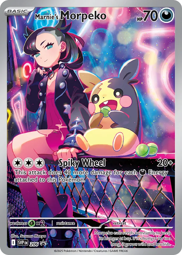 Marnie's Morpeko 206 - Scarlet & Violet Promo (HO)