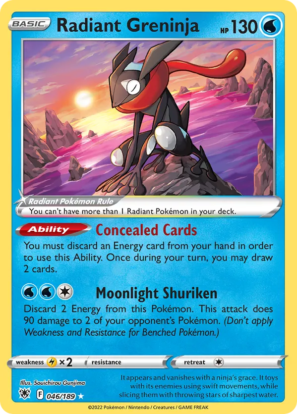 Radiant Greninja 046/189 - Astral Radiance (HO)