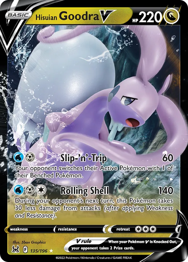 Hisuian Goodra V 135/196 - Prize Pack Series Three (HO)