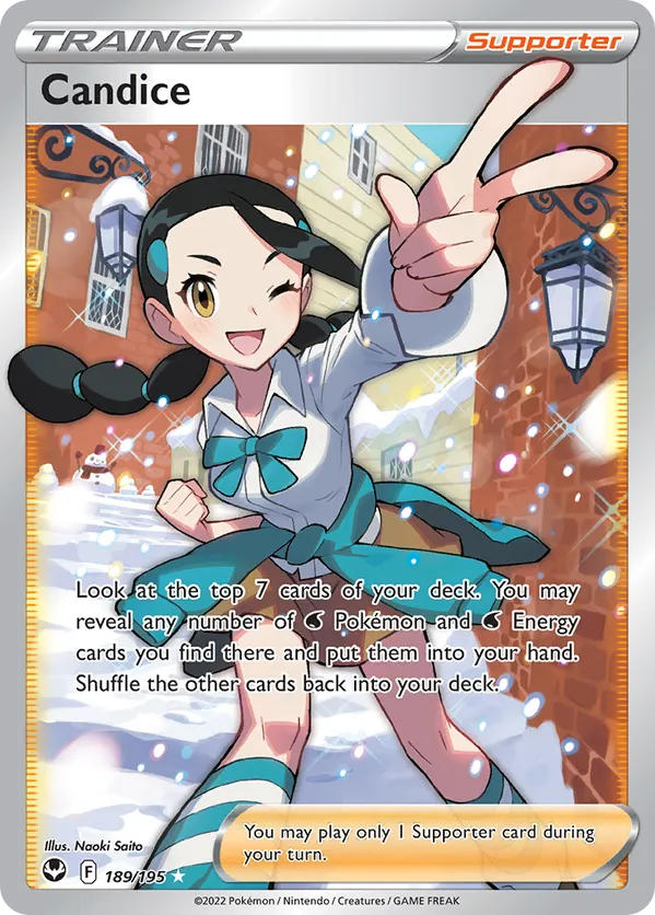Candice (Full Art) 189/195 - Silver Tempest (HO)