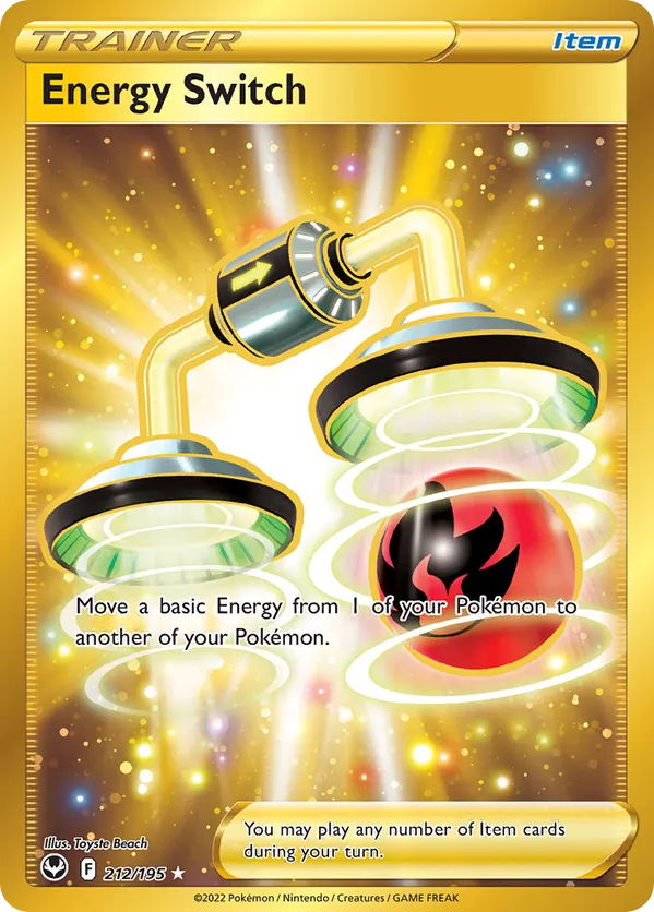 Energy Switch (Secret) 212/195 - Silver Tempest (HO)