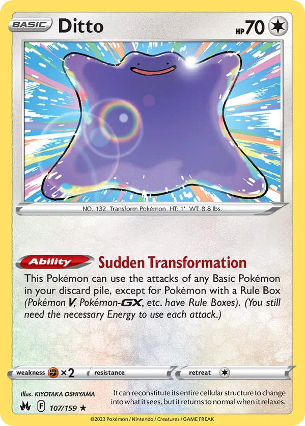 Ditto 107/159 - Crown Zenith (RH)